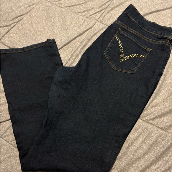 NYDJ Jeans Embellished Pockets‎ Size 16 - Picture 1 of 6
